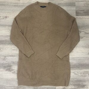 NWT Zesica Tan Brown Sweater Dress